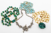 GROUP OF DESIGNER VINTAGE COST