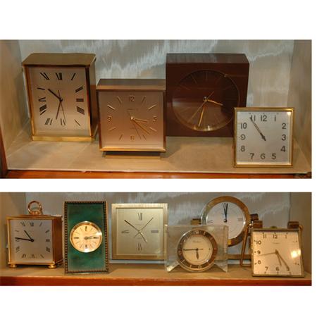 Group of Desk Clocks 	 