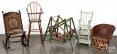 GROUP OF DOLL FURNITUREGroup o