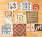 GROUP OF DOLL QUILTS, PILLOW S