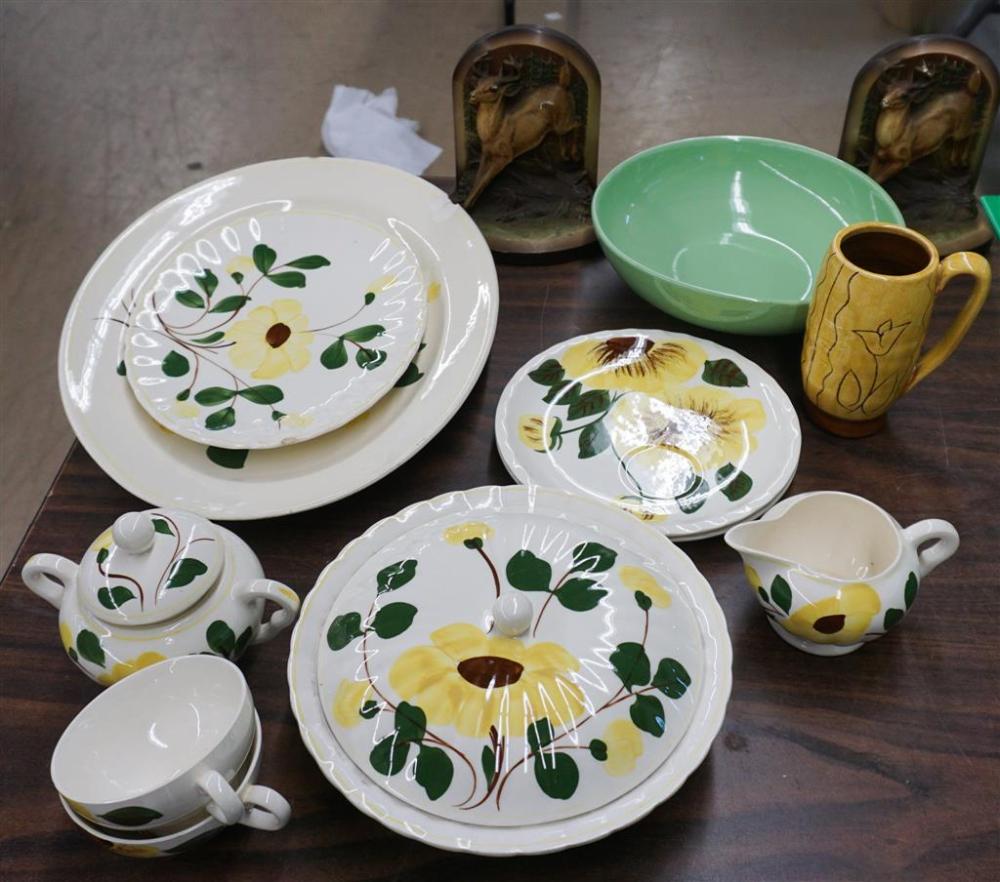 GROUP OF DOMESTIC PORCELAIN AND