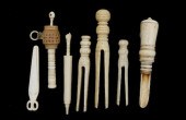 GROUP OF DOMESTIC WHALEBONE IM