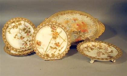 Group of Doulton Burslem ivory