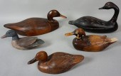 GROUP OF DUCK DECOYS INCLUDING