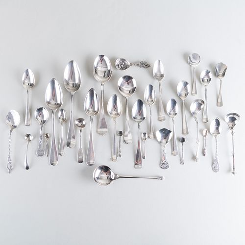 GROUP OF DUTCH SILVER FLATWARE