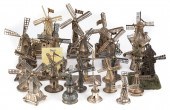 GROUP OF DUTCH SILVER WINDMILL