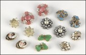 GROUP OF EARCLIPS. Including o