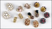 GROUP OF EARCLIPS. Including o
