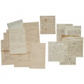 GROUP OF EARLY 19TH C. AUTOGRA