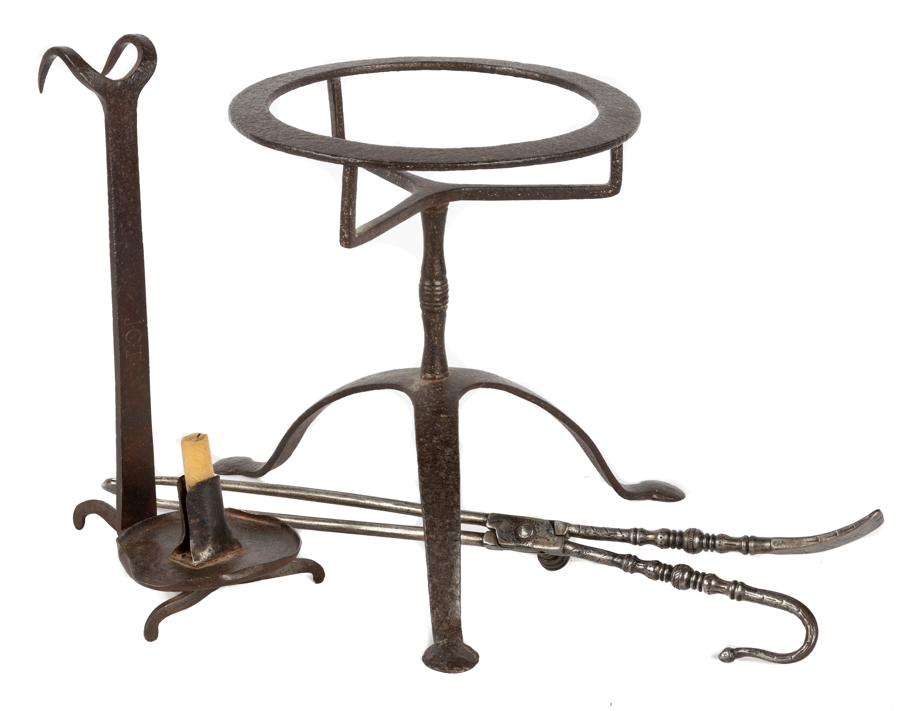 GROUP OF EARLY IRONWARE Late