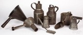 GROUP OF EARLY TINWARE, 19TH C