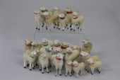 GROUP OF EARLY WOOLLY SHEEP Ge