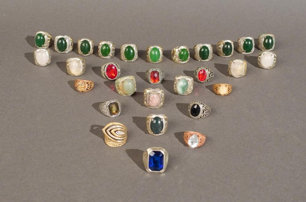 GROUP OF EAST ASIAN HARDSTONE AND