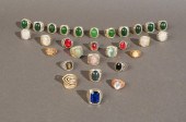 GROUP OF EAST ASIAN HARDSTONE