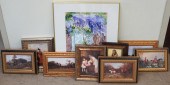 GROUP OF EIGHT ASSORTED FRAMED