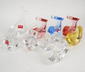 GROUP OF EIGHT BACCARAT CRYSTA