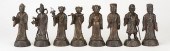 GROUP OF EIGHT CHINESE BRONZE