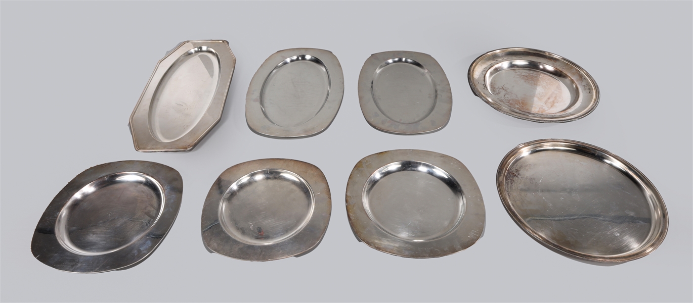 Group of eight Christofle silver