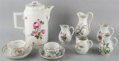 GROUP OF EIGHT ENGLISH FLORAL