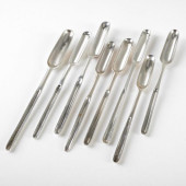 GROUP OF EIGHT GEORGIAN SILVER