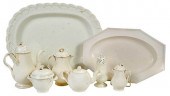GROUP OF EIGHT LEEDS CREAMWARE
