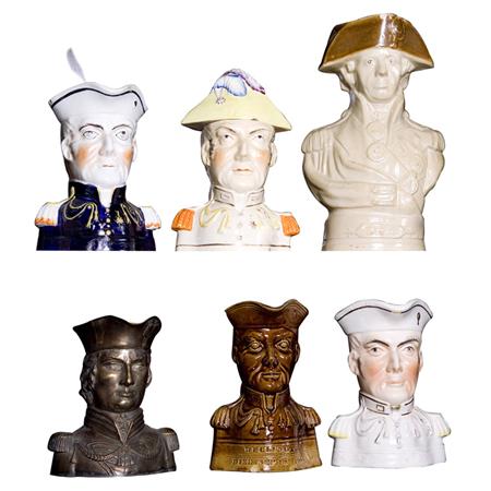 Group of Eight Porcelain Duke of