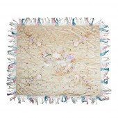 GROUP OF EIGHT SILK EMBROIDERE