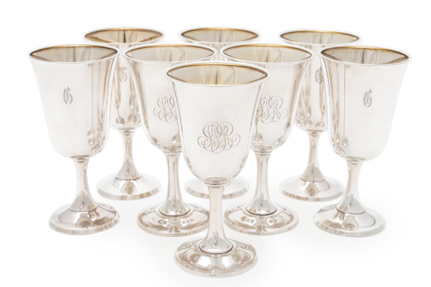 GROUP OF EIGHT STERLING SILVER