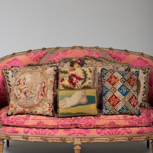 GROUP OF EIGHT TAPESTRY AND