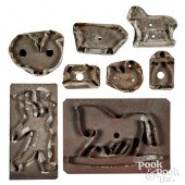 GROUP OF EIGHT TIN COOKIE CUTT