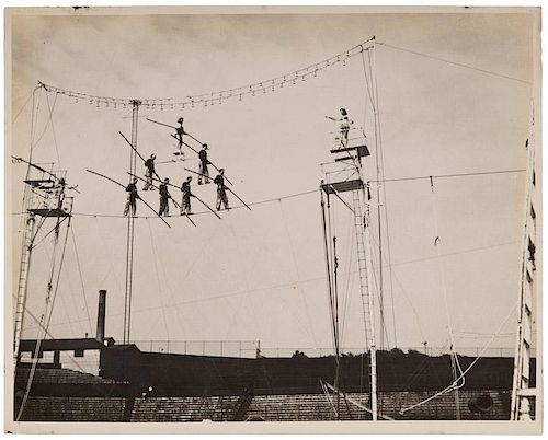 GROUP OF EIGHT VINTAGE JUGGLER