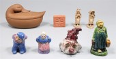 Group of eight vintage studio