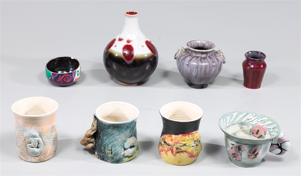 Group of eight vintage studio