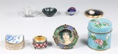 Group of eight vintage trinket