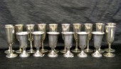 Group of Eighteen Sterling Sil