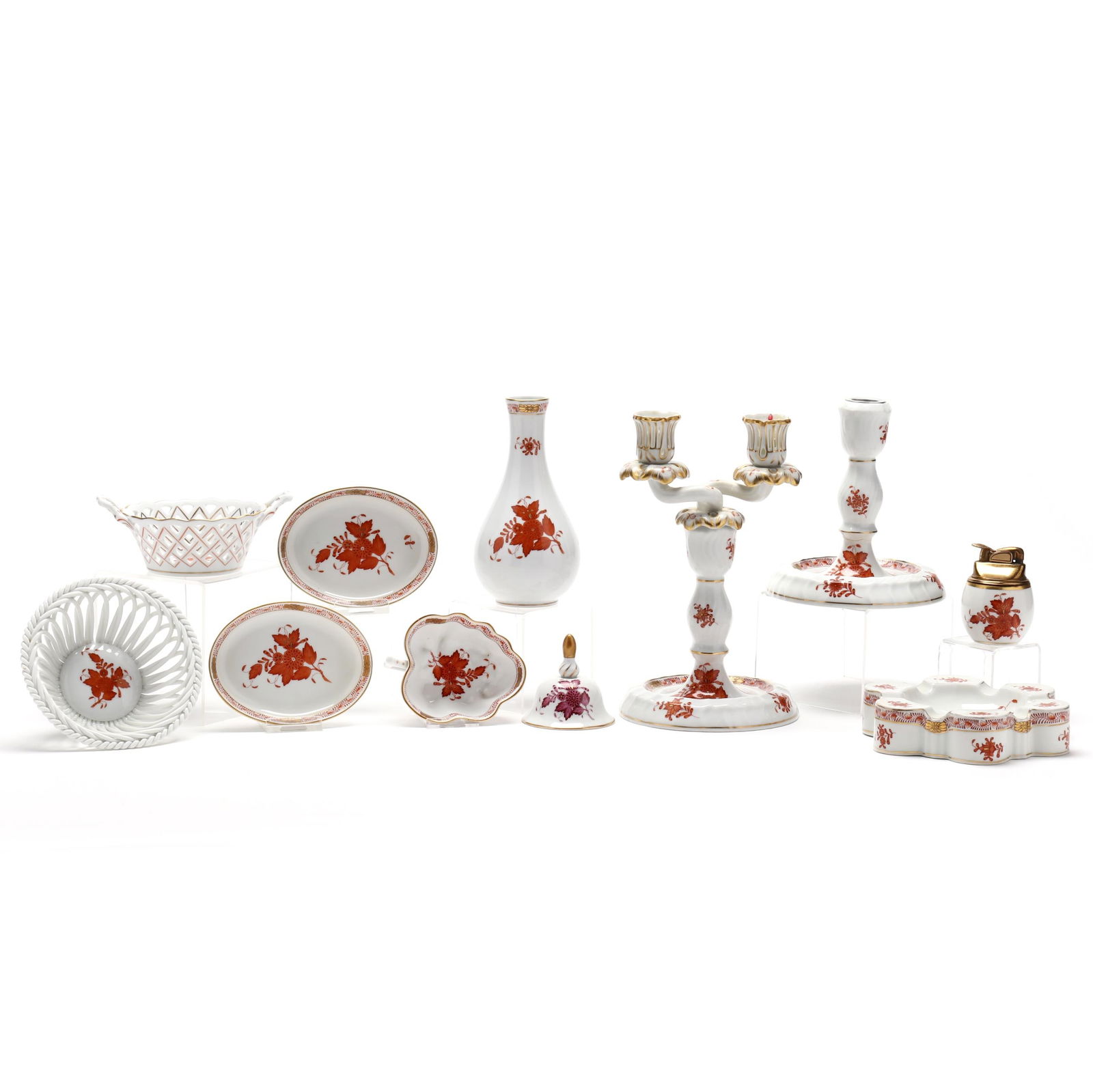 GROUP OF ELEVEN ASSORTED HEREND 