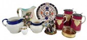 GROUP OF ELEVEN DECORATIVE TAB