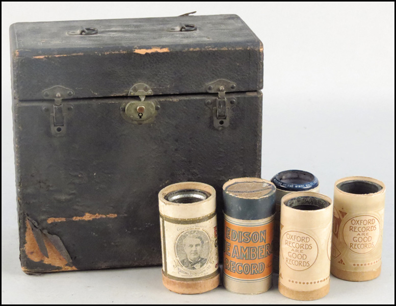 GROUP OF ELEVEN EDISON AMBEROL