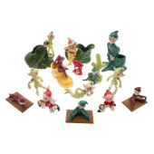 GROUP OF ELEVEN ELFIN AND PIXI