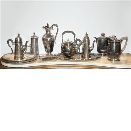 Group of Eleven Silver Plated