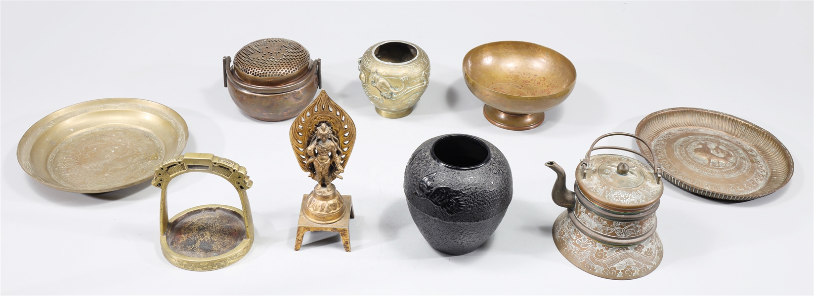 Group of eleven vintage Chinese and