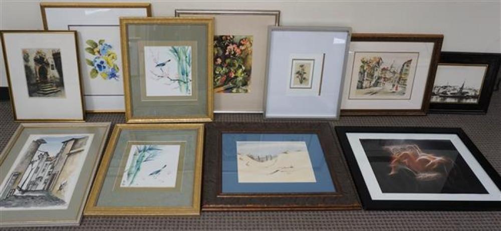 GROUP OF ELEVEN WORKS OF ARTGroup