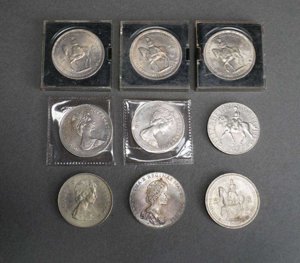 GROUP OF ELIZABETH II COMMEMORATIVE