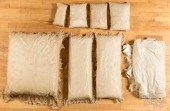 GROUP OF EMBROIDERED BED LINEN