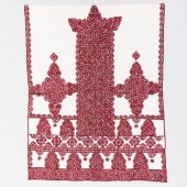 GROUP OF EMBROIDERED LINEN TEX