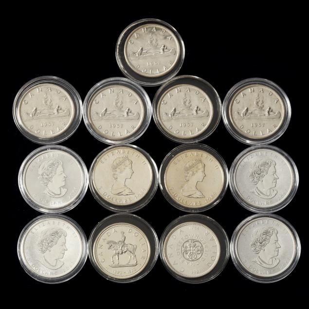 GROUP OF ENCAPSULATED CANADIAN
