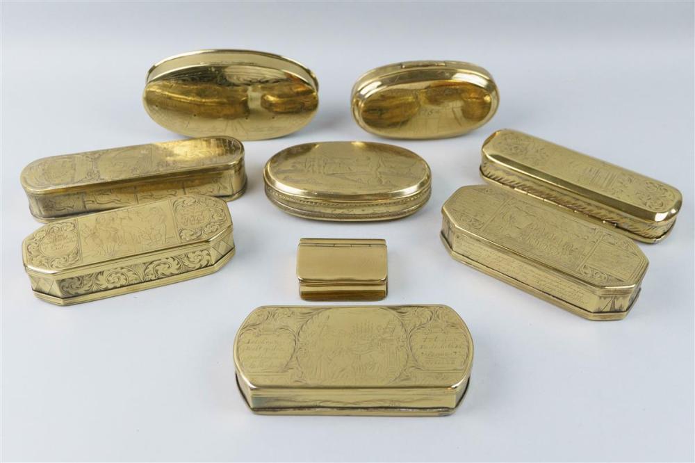 GROUP OF ENGLISH AND DUTCH BRASS