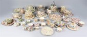 GROUP OF ENGLISH CHINTZ WARES,