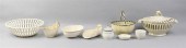 GROUP OF ENGLISH CREAMWARE SER