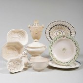 GROUP OF ENGLISH CREAMWAREComp